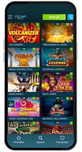 VolnaCasino log in
